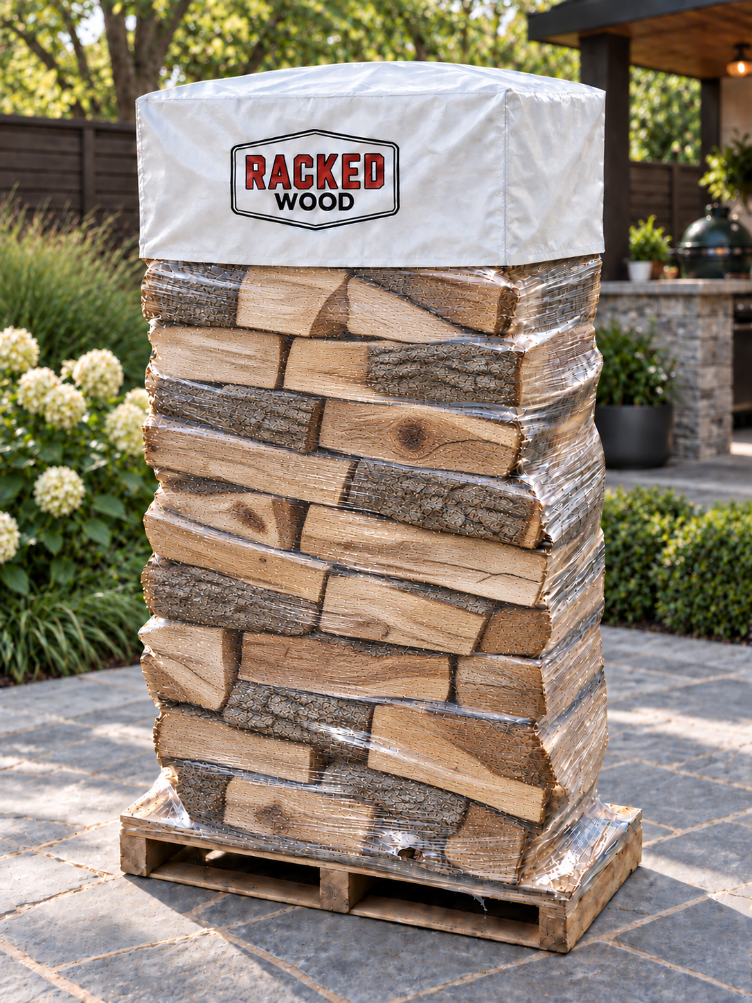 Post Oak Firewood Rack | Racked Stack Firewood Delivery