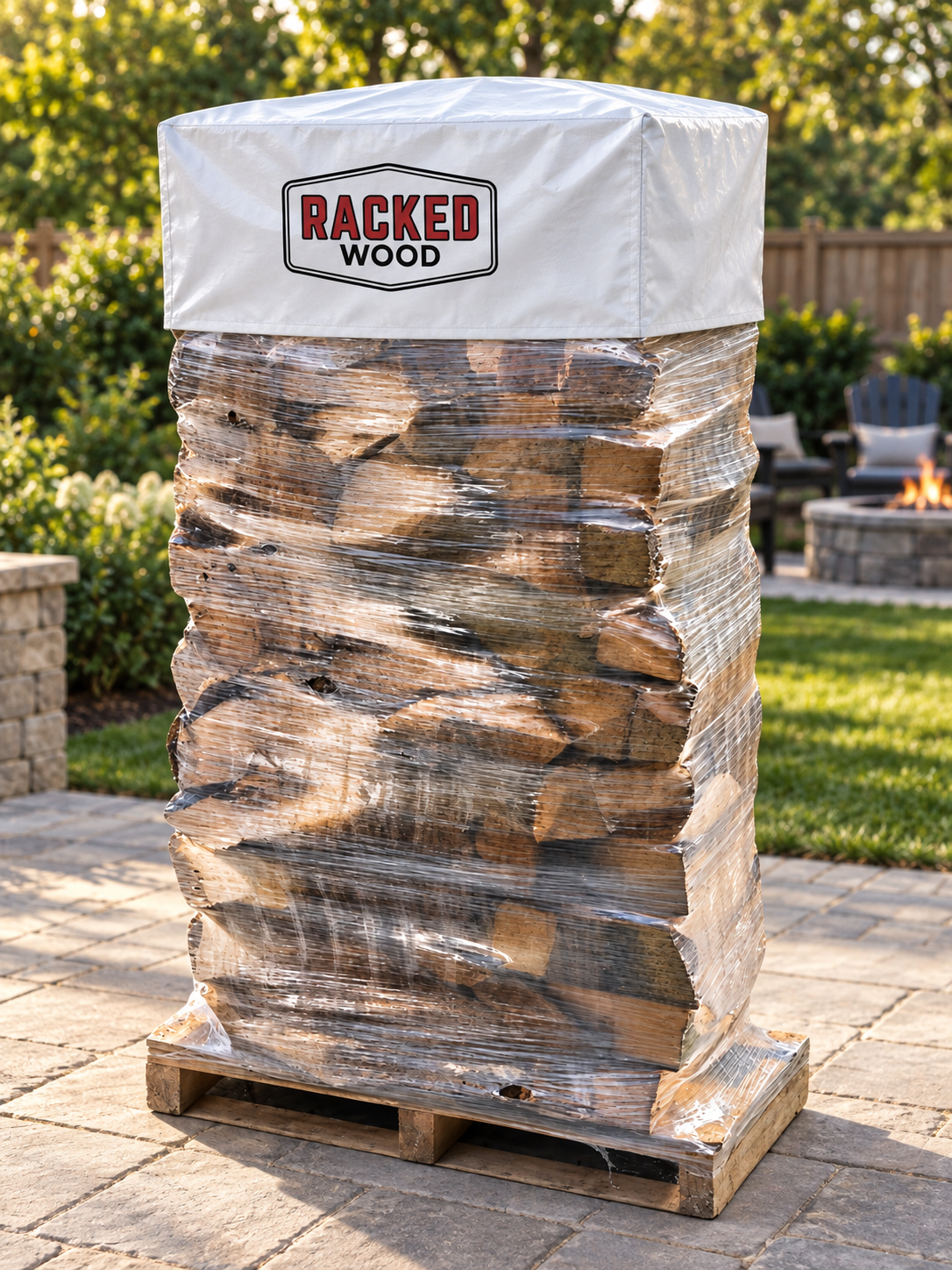 Oak Firewood Rack | Racked Firewood Delivery