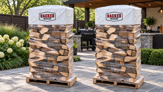 Hickory Firewood 2 Racks | Racked Firewood Delivery