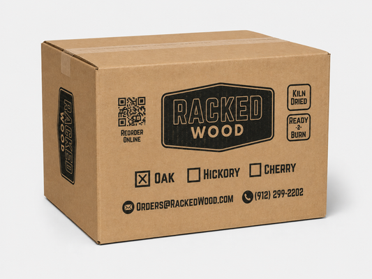 Oak Firewood Box | Racked Firewood Delivery