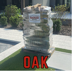 Oak Firewood Rack  | Racked Firewood Delivery