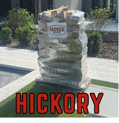 Hickory Firewood Rack | Racked Firewood Delivery