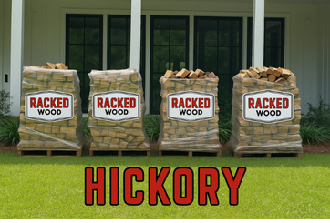Hickory Firewood 4 Racks | Racked Firewood Delivery