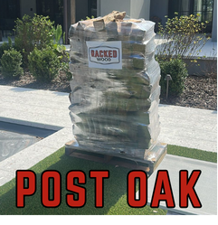 Post Oak Firewood Rack | Racked Stack Firewood Delivery