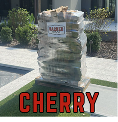 Cherry Firewood Rack | Racked Stack Firewood Delivery