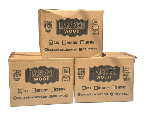 Cherry Firewood Box | Racked Stack Firewood Delivery
