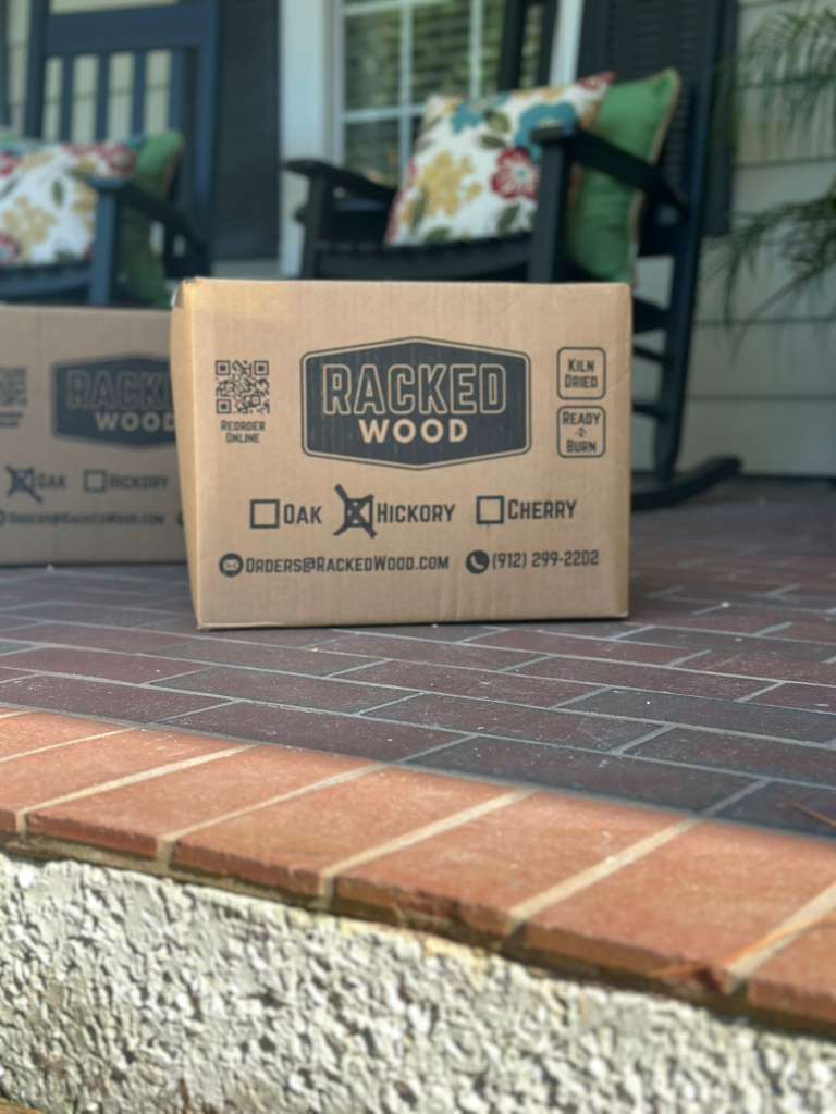 Hickory Firewood Box | Racked Firewood Delivery