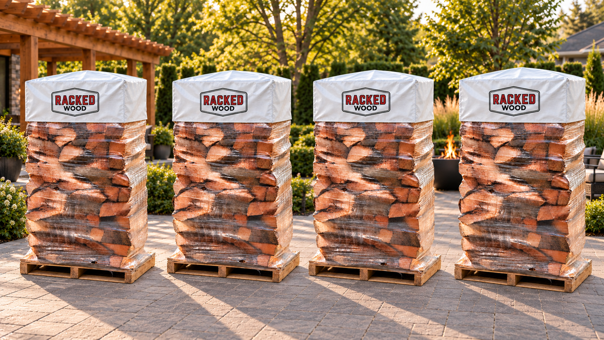Cherry Firewood 4 Racks  | Racked Firewood Delivery